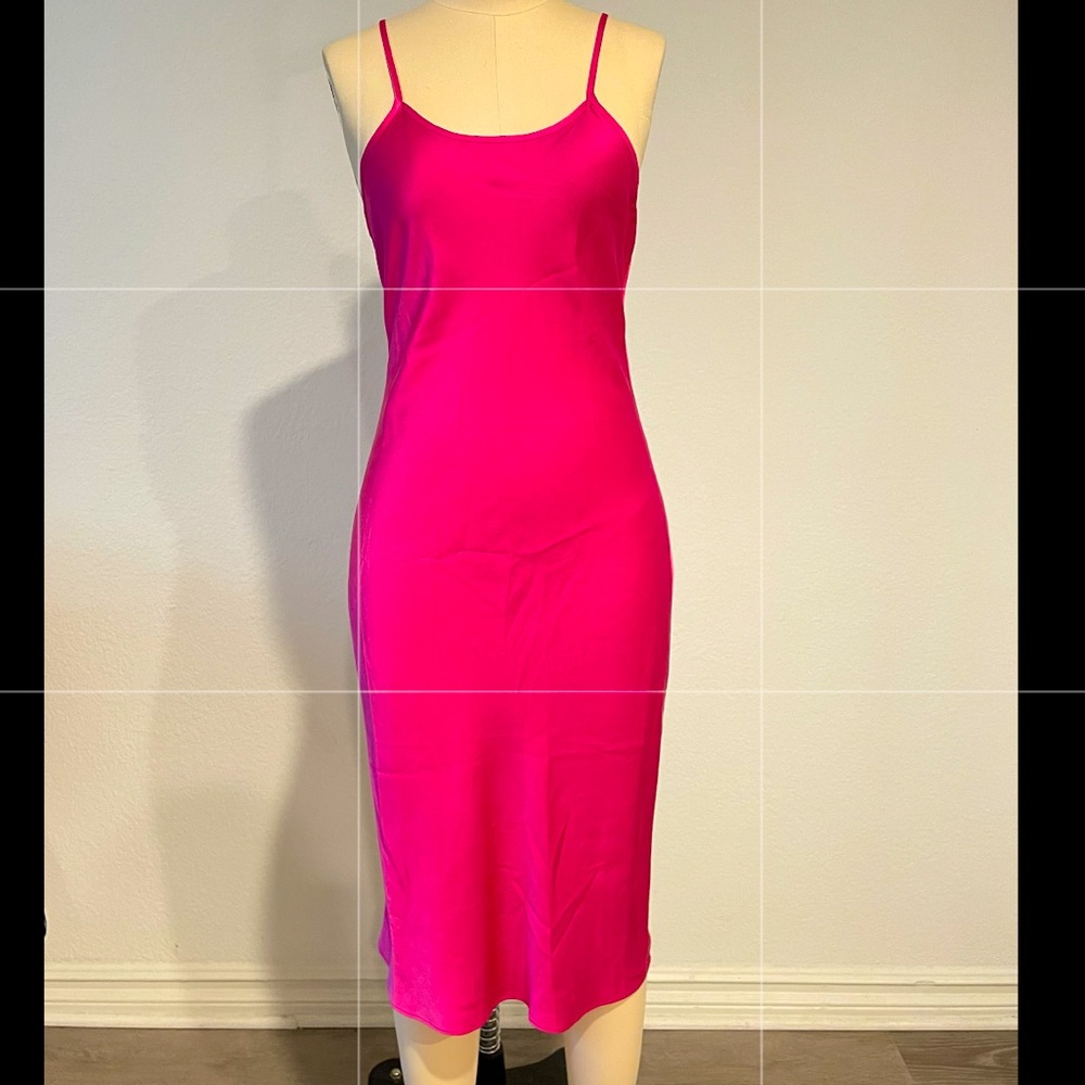 ANINE BING SILK SLIP DRESS